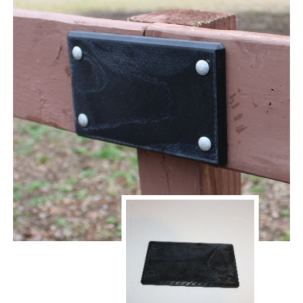 Square Post Bracket & Plate