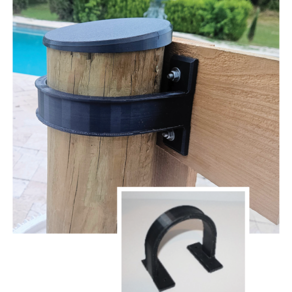 Round Post Bracket Leg In